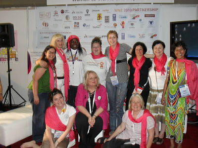 Die Teilnehmerinnen des Twinning-Projekts mit Projektleiterin Harriet Langanke Die Teilnehmerinnen des Twinning-Projekts mit Projektleiterin Harriet Langanke