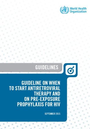 Cover der neuen WHO-Richtlinien zum Start der HIV-Therapie und zur PrEP